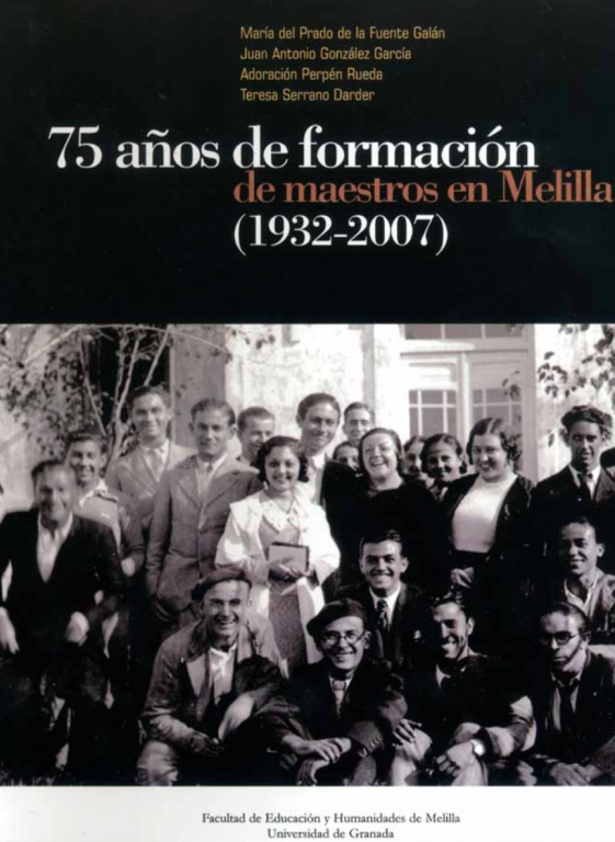 Portada 75 años de formación de maestros en Melilla