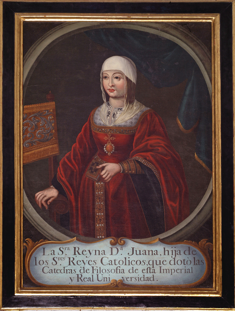 Cuadro de Juana I sentada